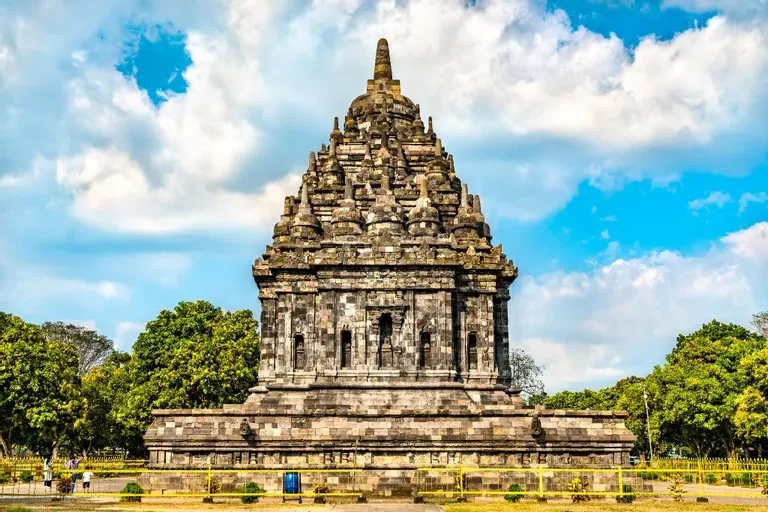 A stone temple near Yogyakarta